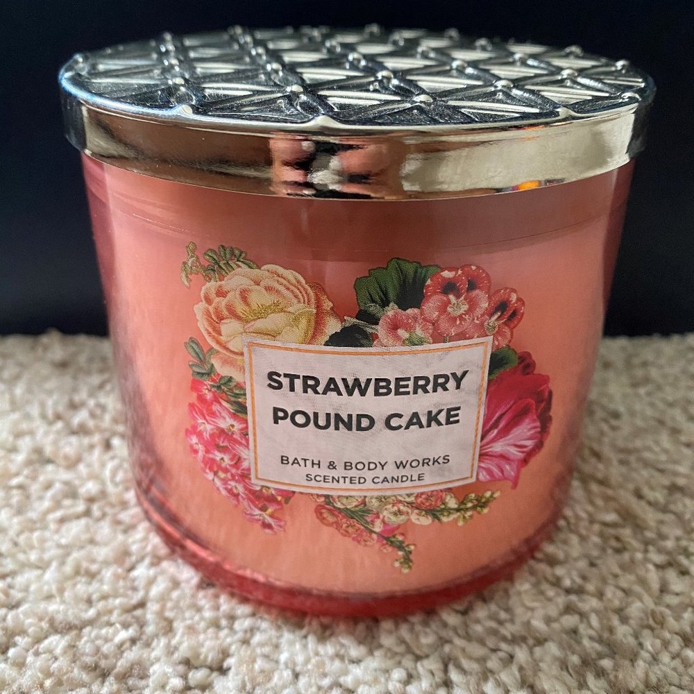 Strawberry Pound Cake Bath & Body Works Candle